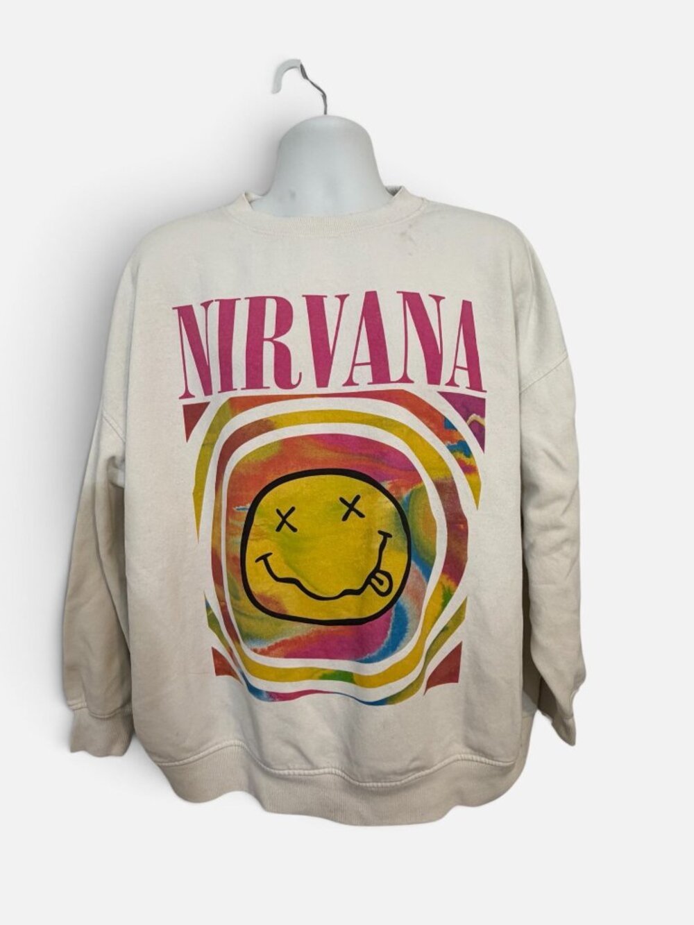 H&M Divided Nirvana Graphic Sweatshirt Size Large